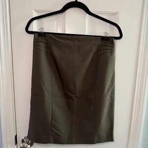 Express Pin Tuck Pencil Skirt